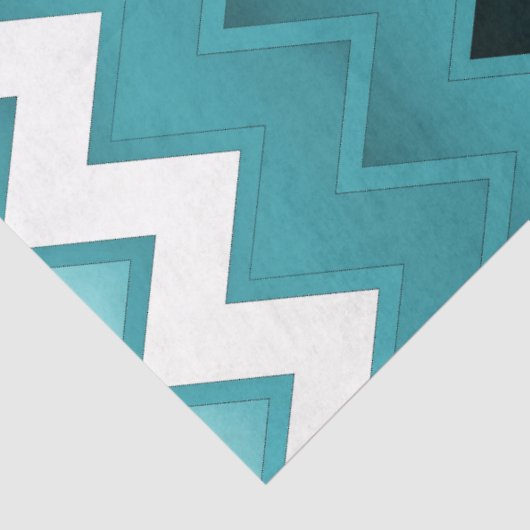 Gewoon ZigZag - Blauwgroen Tissuepapier (Detail)