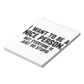 Gewoon zo stom notitieblok (Gedraaid)