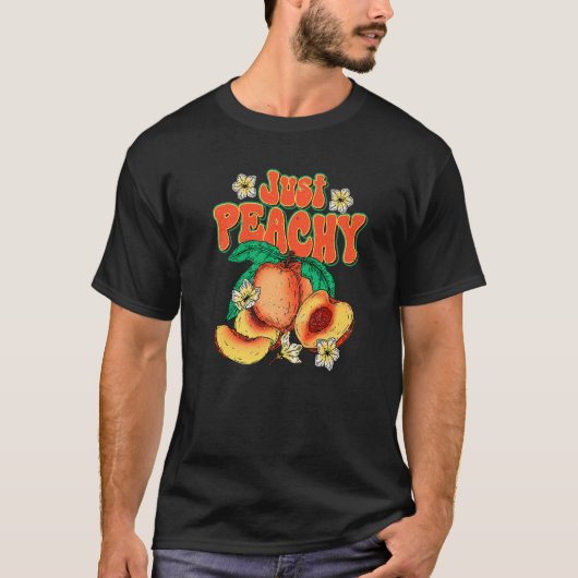 Gewoon  zomerperzik voor Peachy T-shirt (Voorkant)