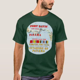 Gewoon zorgen FT Davis CZ w kaart met SVC linten T-shirt
