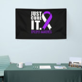 Gewoon zorgen voor Epilepsy Bewustheid Ribbon Spandoek (Beurs)
