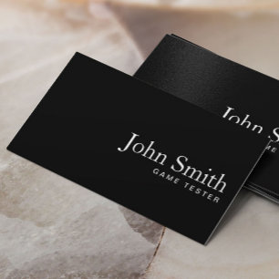 Gewoon zwart QR-Visitekaartje voor het testen van  Visitekaartje