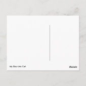 Gewoon zwart-wit Briefkaart (Achterkant)