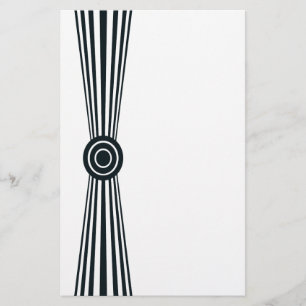 Gewoon zwart-wit briefpapier
