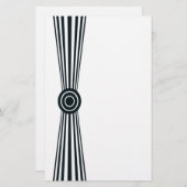 Gewoon zwart-wit briefpapier (Voorkant / Achterkant)