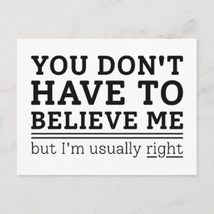 Gewoonlijk juist briefkaart