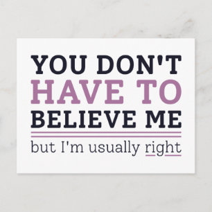 Gewoonlijk juist briefkaart