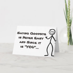 " GEWOONLIJK " VERLATEN / IK ZAL JE MISSCHIEN KAART