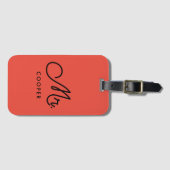  gewoonte Mr. Bagagelabel (Voorkant (horizontaal))