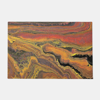 Gewoonte van het liefhebben van 2 abstracte deurma deurmat