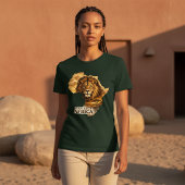 Geworteld in Afrika Leeuw Tri-Blend Shirt