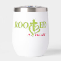 Geworteld in Christus Christelijke Tumbler Cadeau