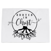 Geworteld in Christus Gift Bag Groot Cadeauzakje (Voorkant)