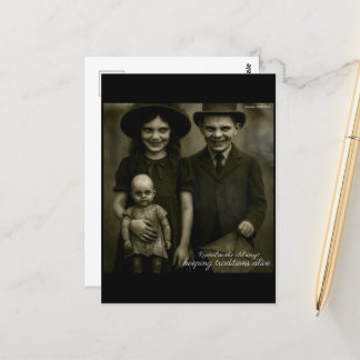 Geworteld in de oude manieren om tradities in leve briefkaart