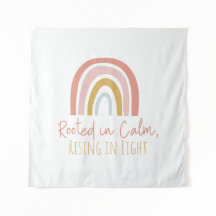 Geworteld in kalm canvas - Muurprint