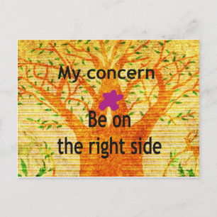 Geworteld in Rechtvaardigheid Baobab  Perspectief Briefkaart