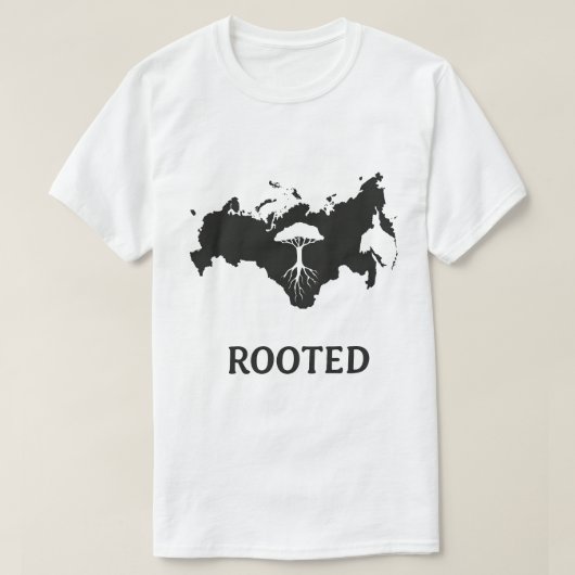 Geworteld in Rusland T-shirt (Design voorkant)