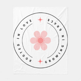 Geworteld met liefde Groeien met Grace - Inspirere Fleece Deken