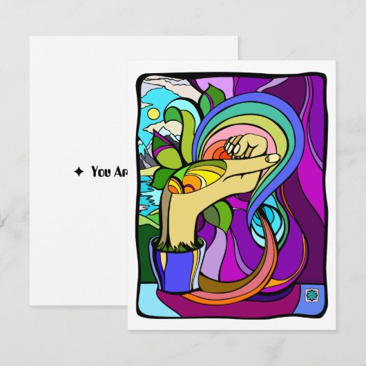 geworteld potentieel kaart (Voorkant / Achterkant)