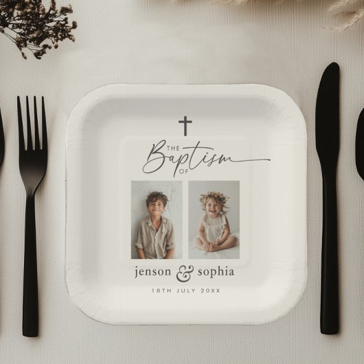 Gewrichtsdoop 2 Foto Papieren Bordje