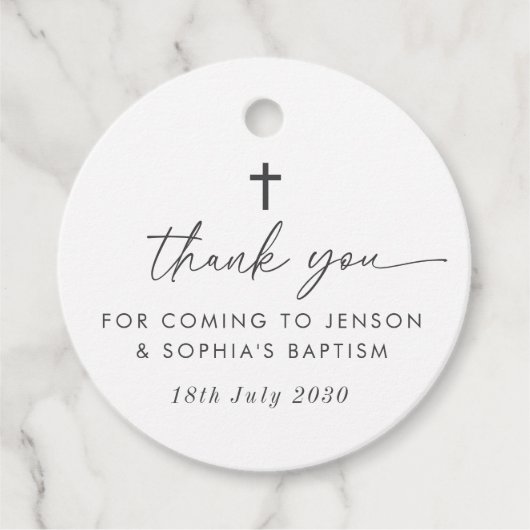 Gewrichtsdoop Bedankjes Labels (Voorkant)