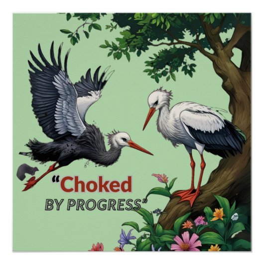Gewurgd door Vooruitgang Perfect Poster (Voorkant)