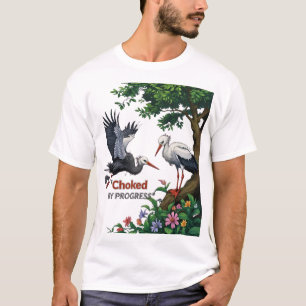 Gewurgd door Vooruitgang T-shirt