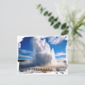 Geyser-Briefkaart Briefkaart (Staand voorkant)