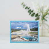Geyser-Briefkaart Briefkaart (Staand voorkant)