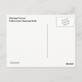 Geyser-Briefkaart Briefkaart (Achterkant)