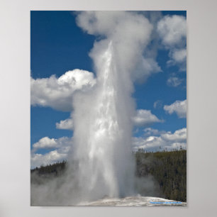 Geyser Old Faithful - Impression artistique