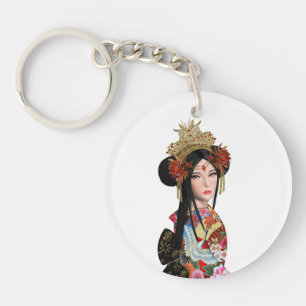 Geysha Sleutelhanger