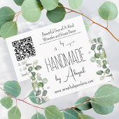 Gezaaid Eucalyptus Handgemaakt Visitekaartje