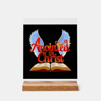 Gezalfd in Christus Acryl Bord