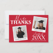 Gezamenlijk Afstuderen | 2 Foto Bedankkaart (Voorkant)