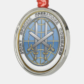 Gezamenlijk commando speciale operaties metalen ornament (Links)