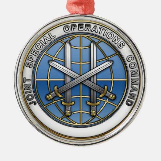 Gezamenlijk commando speciale operaties metalen ornament (Voorkant)