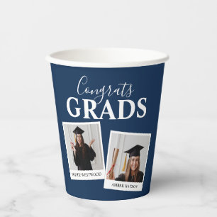 Gezamenlijke afstuderen 2 foto papieren bekers
