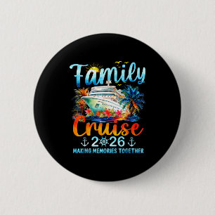 Gezamenlijke cruise 2026 Samen herinneringen maken Ronde Button 5,7 Cm