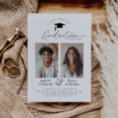 Gezamenlijke Graduation Party 2 foto-uitnodiging Kaart