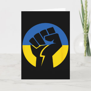Gezamenlijke Solidariteit Met De Oekraïne Genoemd Kaart