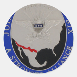 GEZAMENLIJKE TASK FORCE 6 RONDE STICKER