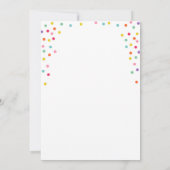 Gezamenlijke tweeledige uitnodiging voor verjaarda (Achterkant)