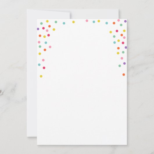 Gezamenlijke tweeledige uitnodiging voor verjaarda (Achterkant)