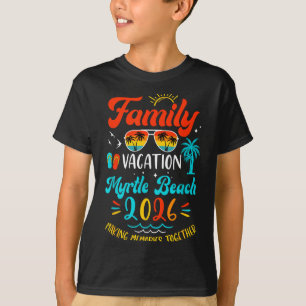 Gezamenlijke vakantie 2026 Myrtle Beach Zomer T-shirt