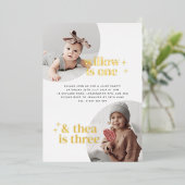 Gezamenlijke Verjaardag Uitnodiging met Boogjes Go (Staand Voorkant)