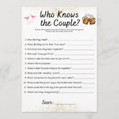 Gezamenlijke vrijgezellenfeest spel kaart (Voorkant)