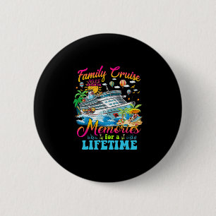 Gezamilie-cruise maakt herinneringen voor een leve ronde button 5,7 cm