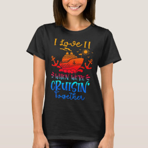 Gezamilyde Cruise 2026 Ik hou ervan als we cruisen T-shirt
