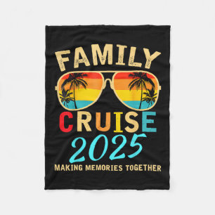 Gezamilyke Cruise 2025 Strand Matching Zomer Vakan Fleece Deken